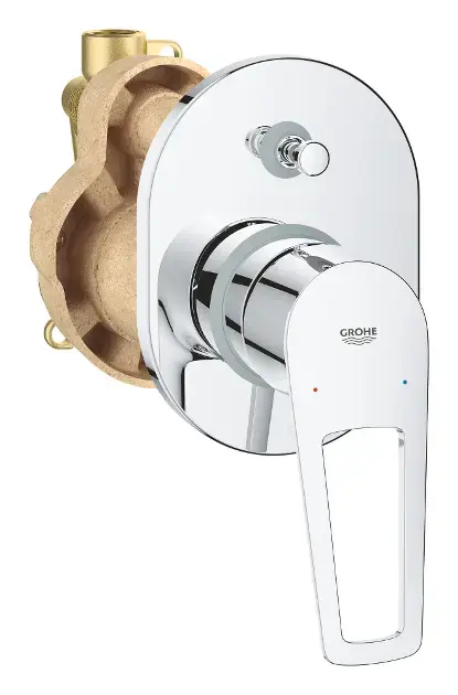 Kedvezményes ár Grohe BauLoop - Rejtett csaptelep, 2 kimenet, testtel, króm 29041001