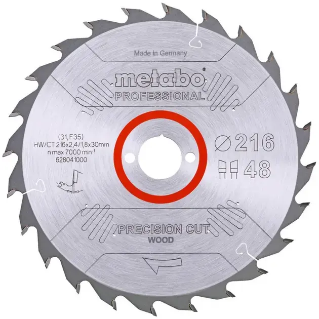 Metabo - Fűrészlap fához 216x30 mm, 48 fogú 628041000 Olcsóbb