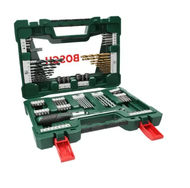 Bosch - 91 részes bit-, fúró- és racsnis készlet 2607017195 Rendeld meg most