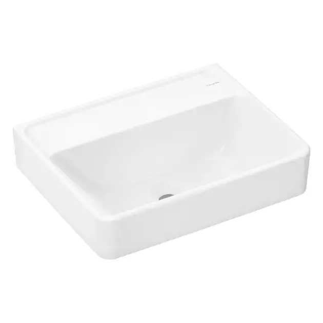 Hansgrohe Xanuia Q - Mosdókagyló 50x39 cm, túlfolyó nélkül, csaptelepnyílás nélkül, fehér 60234450 Vedd meg most