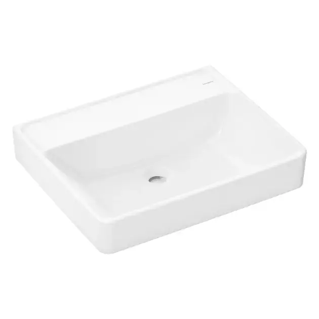 Hansgrohe Xanuia Q - Mosdókagyló 60x48 cm, túlfolyó nélkül, csaptelepnyílás nélkül, fehér 60242450 Csak ma