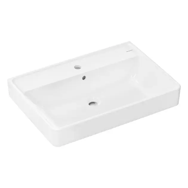 Hansgrohe Xanuia Q - Mosdókagyló 70x48cm, túlfolyóval, csaptelepnyílással, fehér 60248450 Olcsóbb