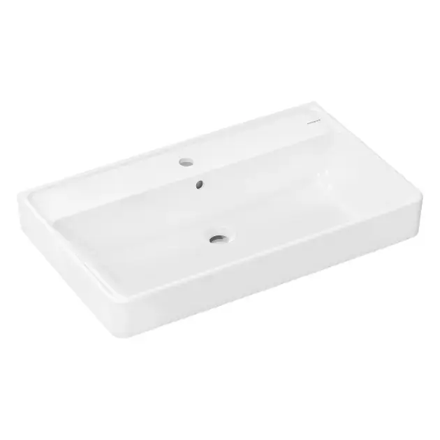 Hansgrohe Xanuia Q - Mosdókagyló 80x48 cm, túlfolyóval, csaptelepnyílással, fehér 60250450 Különleges ajánlat