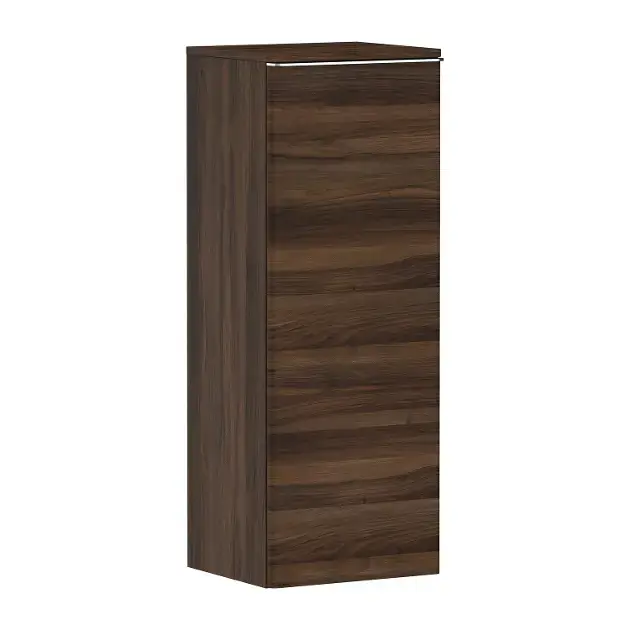 Hansgrohe Xelu Q - Oldalszekrény 40x107x35 cm, 1 ajtós, bal oldali ajtópánt, sötét dió/króm 54130000 Bestseller