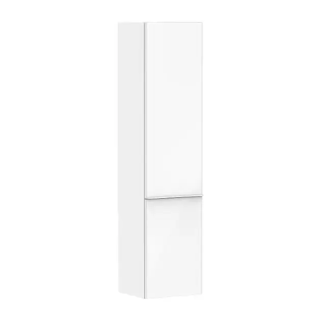 Hansgrohe Xelu Q - Magas szekrény 40x165x35 cm, 2 ajtós, zsanérok bal oldalon, fényes fehér/matt fehér 54135700 Olcsó